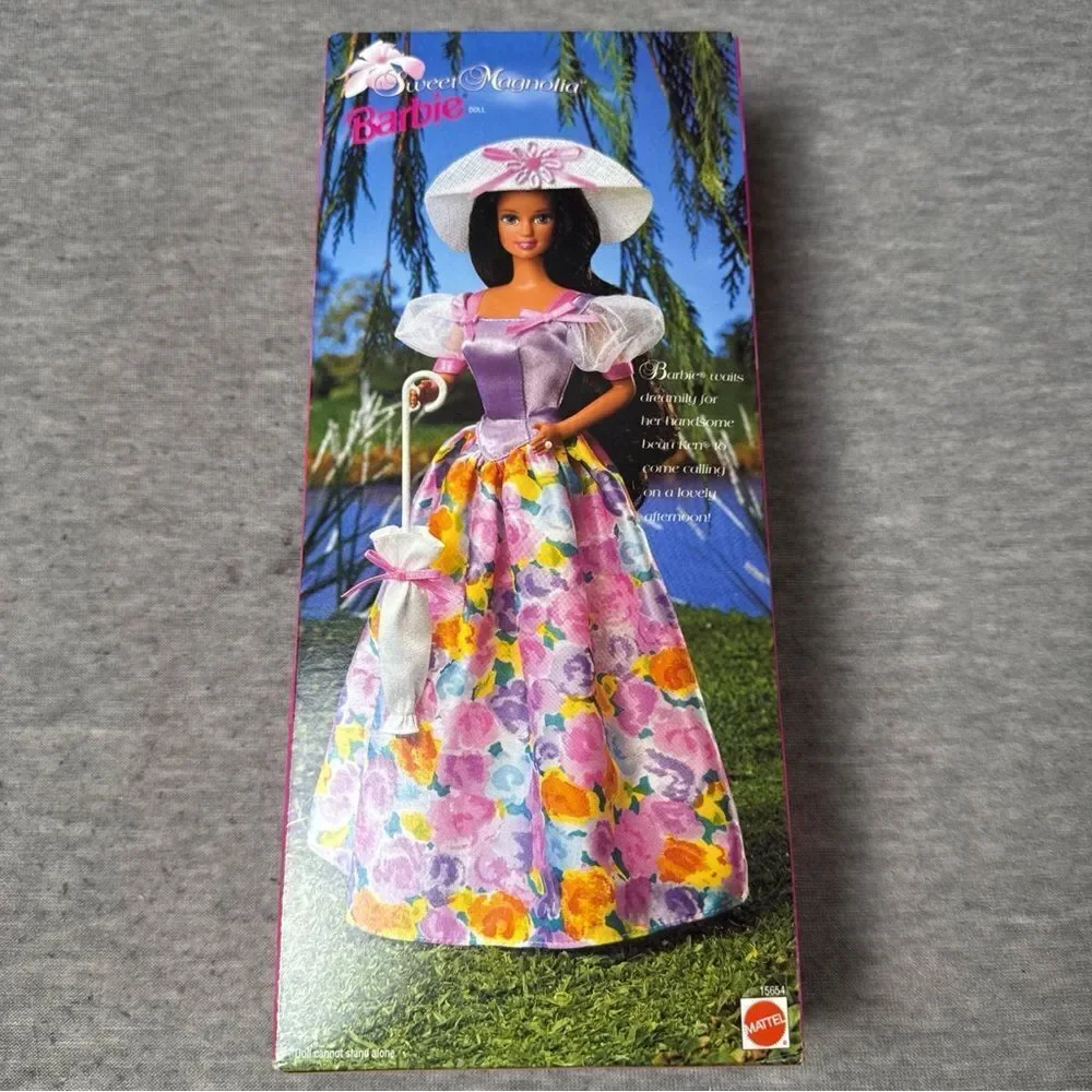 Vintage 1995 Mattel Sweet Magnolia Barbie Doll Walmart Special‎ Edition Brunette